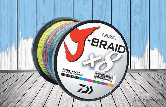 Daiwa J-Braid 1500M 8-Strand Woven Round Braid Line